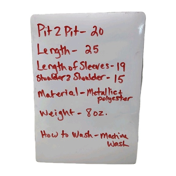 CJ Banks Plus Size X Silver Metallic Tiered Tunic Top | Pleated Glam 14 W - Picture 6 of 9